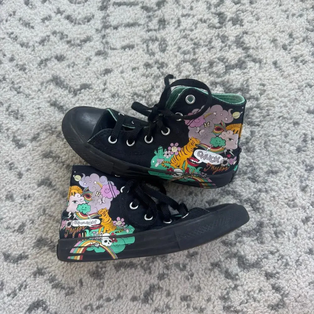 Converse All Star Chuck Taylor Psychedelic High Top Sneakers Size 13C
